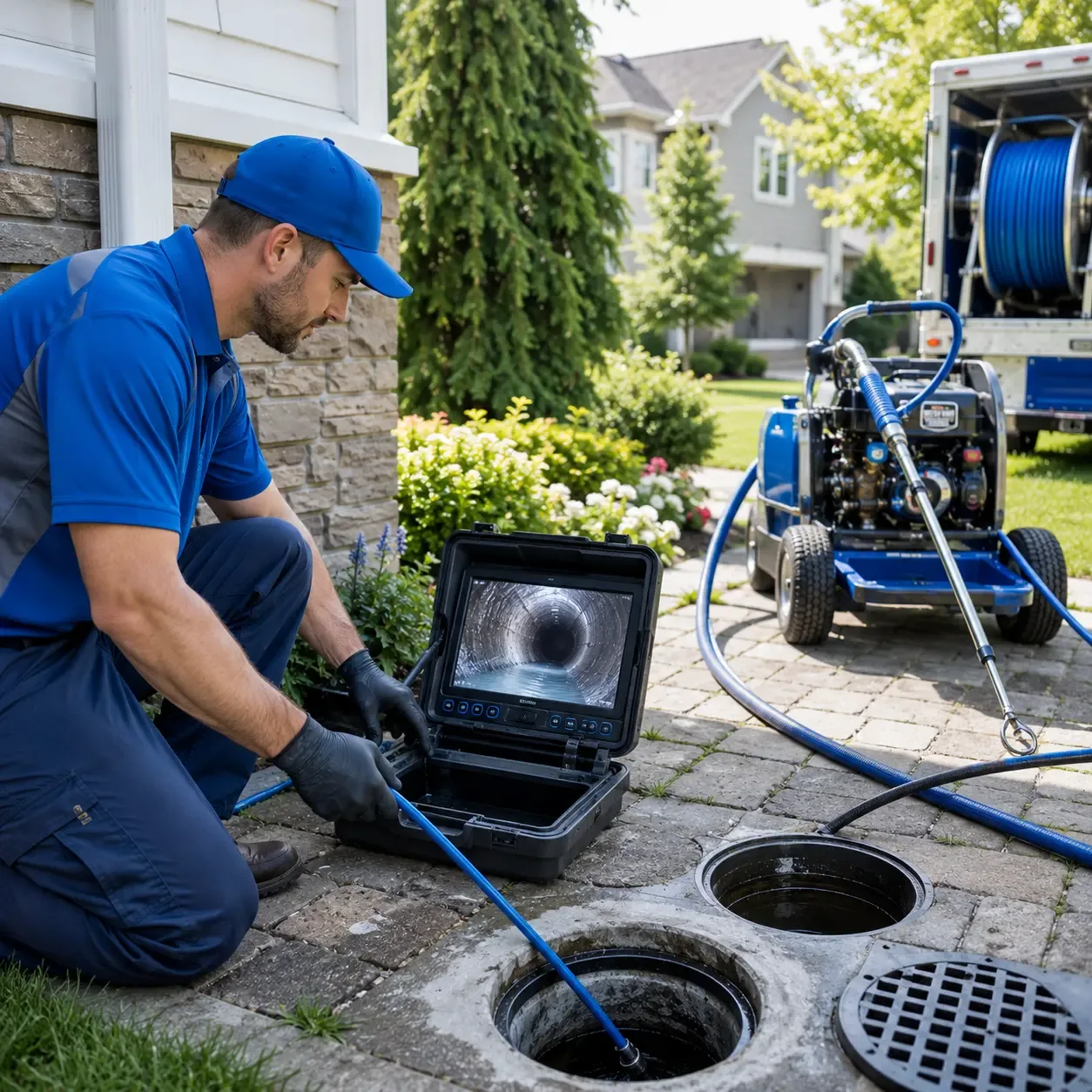 Outdoor drain cleaning professionals serving Stoutsville, OH