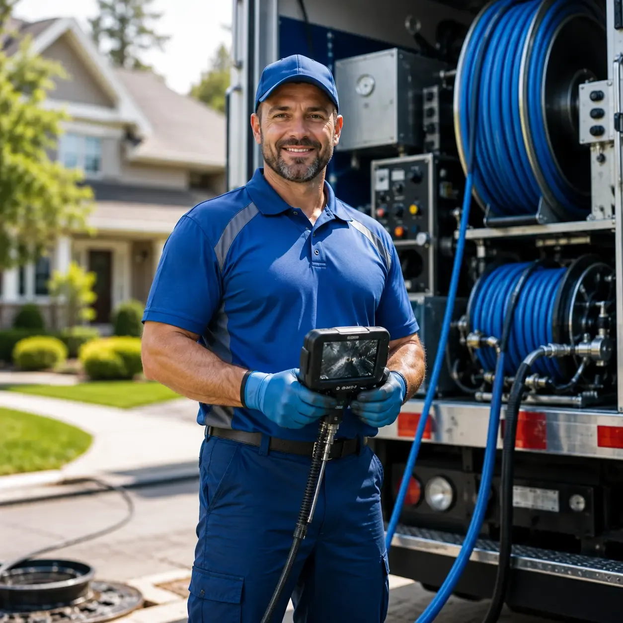 Local outdoor drain cleaning specialists in Stoutsville, OH